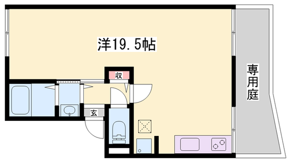 明石駅 徒歩21分 1階の物件間取画像